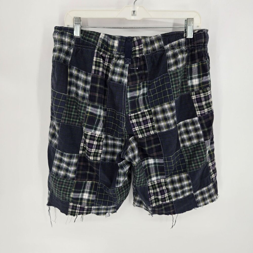 American Eagle Dorm Blue Patchwork Draw String Cu… - image 6